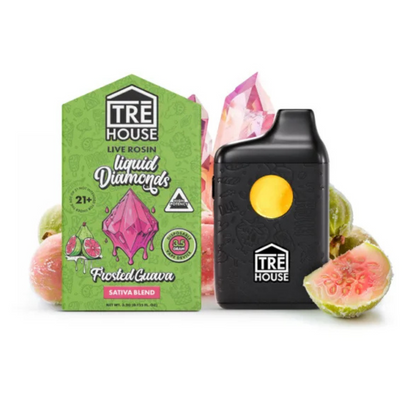 Tre House Live Rosin Liquid Diamonds Disposable Vape 3.5G