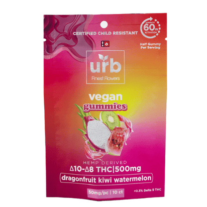 URB Delta 8 Delta 10 Vegan Gummies 500mg