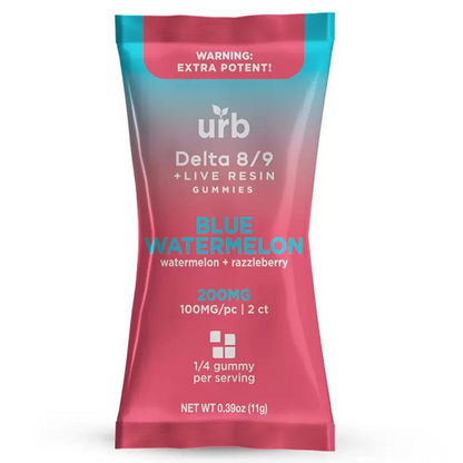 URB Delta 8 Delta 9 Gummies 200mg | 2pk