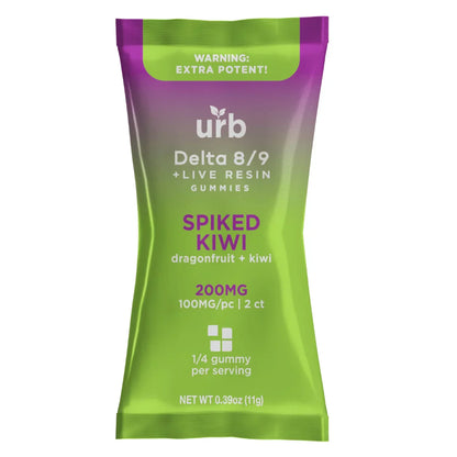URB Delta 8 Delta 9 Gummies 200mg | 2pk