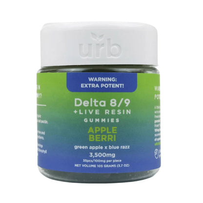 URB Delta 8 Delta 9 Gummies 3500mg