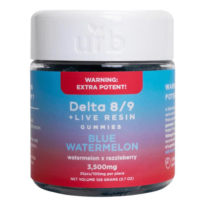 urb d8 d9 gummies 3500mg blue watermelon