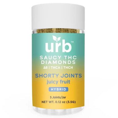 URB Saucy THC Diamonds Shorty Joints 3.5G | 5ct