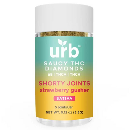 URB Saucy THC Diamonds Shorty Joints 3.5G | 5ct