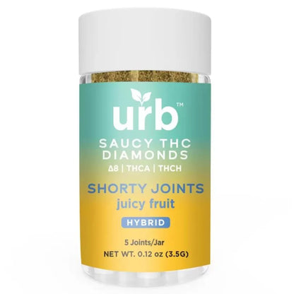 URB Saucy THC Diamonds Shorty Joints 3.5G | 5ct