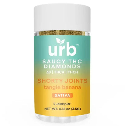 URB Saucy THC Diamonds Shorty Joints 3.5G | 5ct