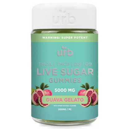 URB THC-A Live Sugar Gummies 5000mg