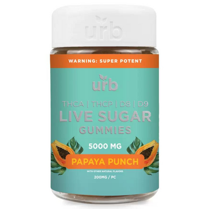 URB THC-A Live Sugar Gummies 5000mg