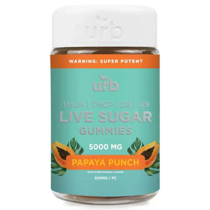 URB THC-A Live Sugar Gummies 5000mg