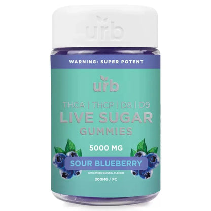 URB THC-A Live Sugar Gummies 5000mg