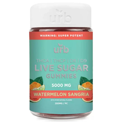 URB THC-A Live Sugar Gummies 5000mg