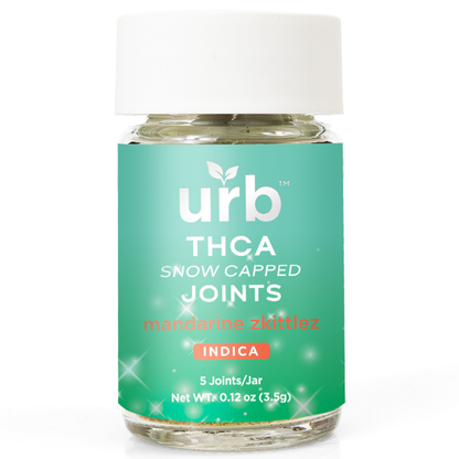URB THC-A Snow Capped Joints 3.5G | 5ct