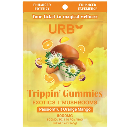 URB Trippin' Mushroom Gummies 8000mg
