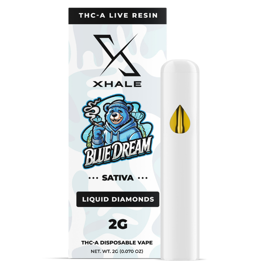 Xhale THC-A Liquid Diamonds Disposable Vape 2G