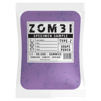 Zombi Delta 9 Gummies 500mg