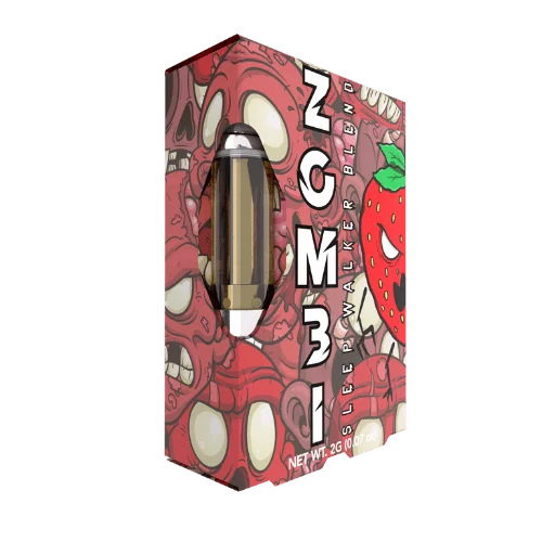 zombi sleep walker blend cartridge 2g sour strawberry 1
