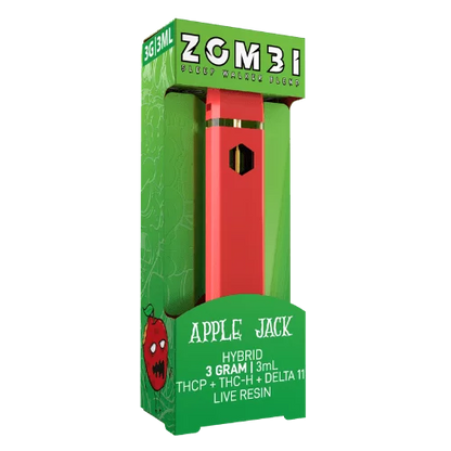 zombi sleep walker blend live resin disposable 3g apple jack 1