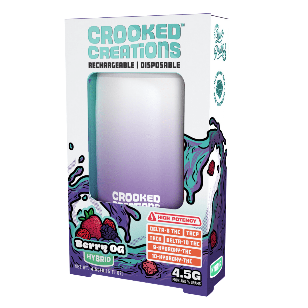 Buy Crooked Creations High Potency Disposable 4 5g D8 Gas