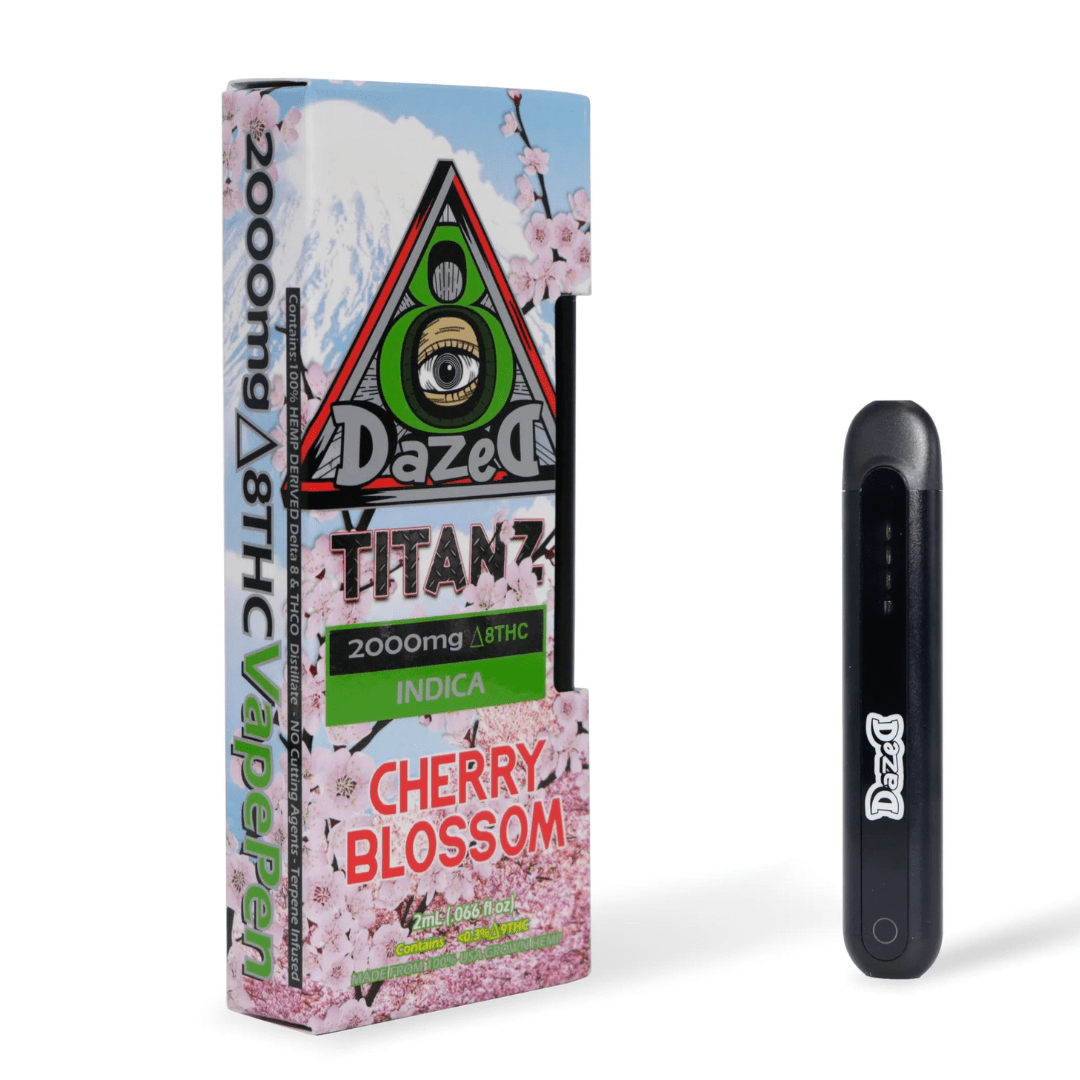 Buy Dazed 8 Titanz Delta 8 Disposable 2g | D8 Gas