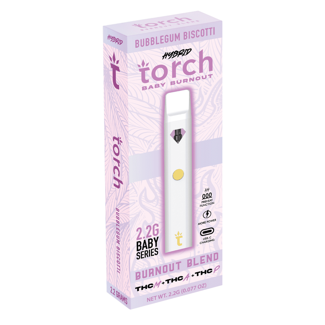 Torch Baby Burnout Disposable | Torch Premium Blend - D8 Gas