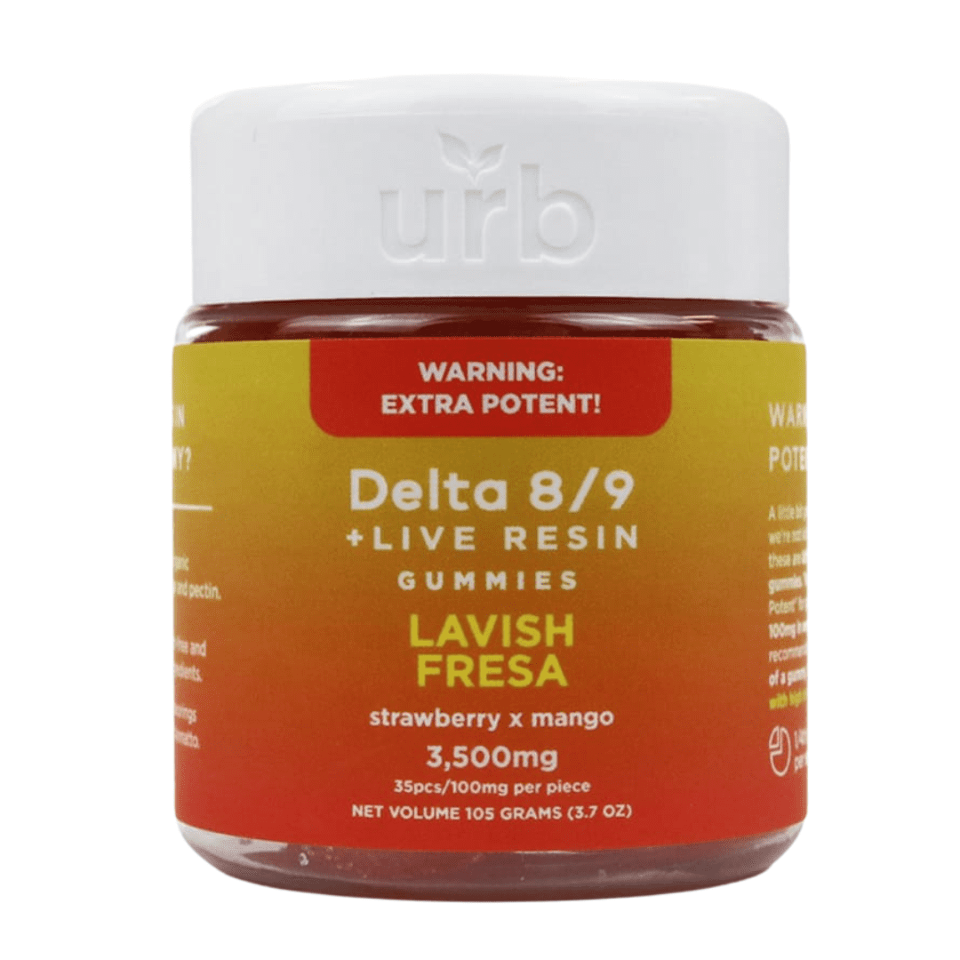 Shop Urb Delta 8 Delta 9 Gummies 3500mg D8 Gas