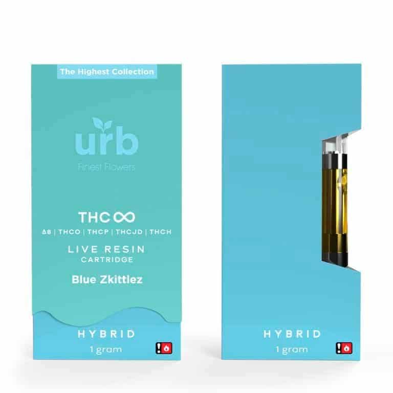 URB THC Infinity Cartridge 1G - D8 Gas