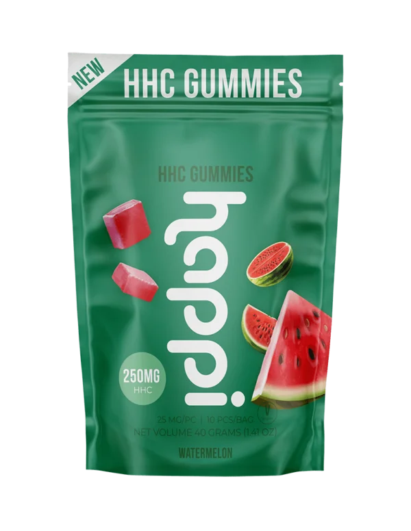 US Happi HHC Watermelon Gummy Bag web