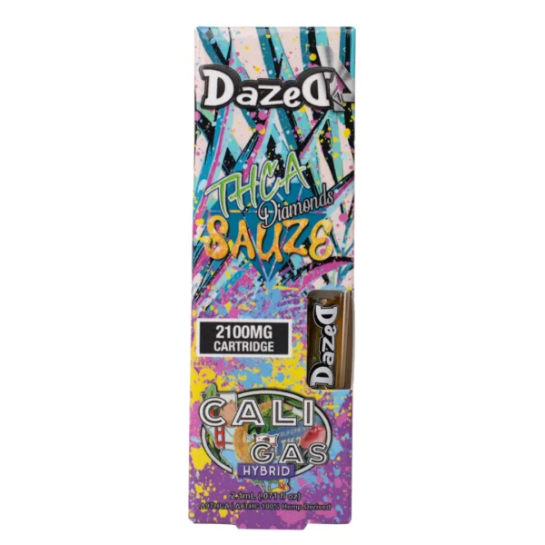 dazed8 sauze thc a cartridge 2.1g cali gas