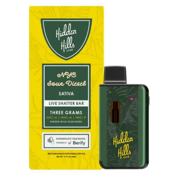 Hidden Hills Live Shatter Disposable