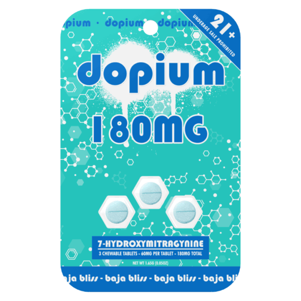 Dopium 7-Hydroxymitragynine Kratom Tablets