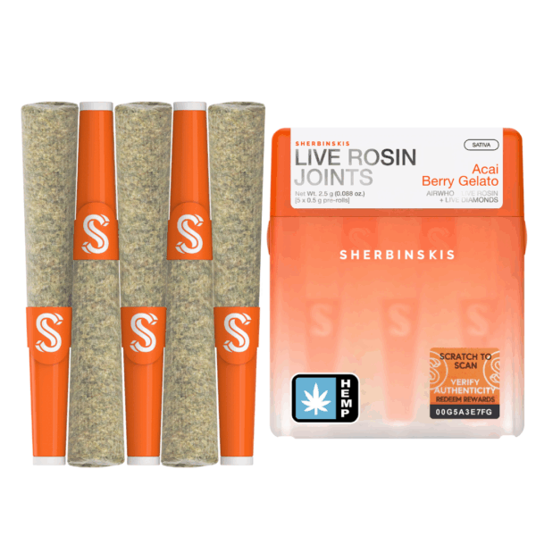 Sherbinskis Live Rosin Pre-Rolls