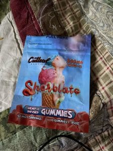 Cutleaf Exotics THCO Gummies 300mg photo review