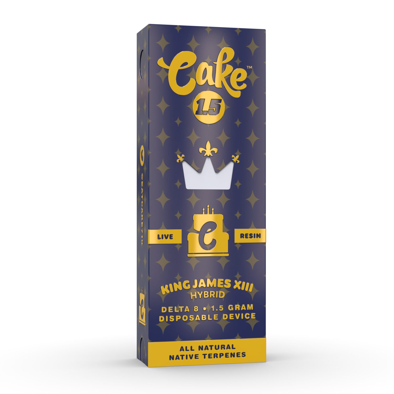 Cake-Delta-8-Live-Resin-Disposable-1.5g-King-James-Xiii