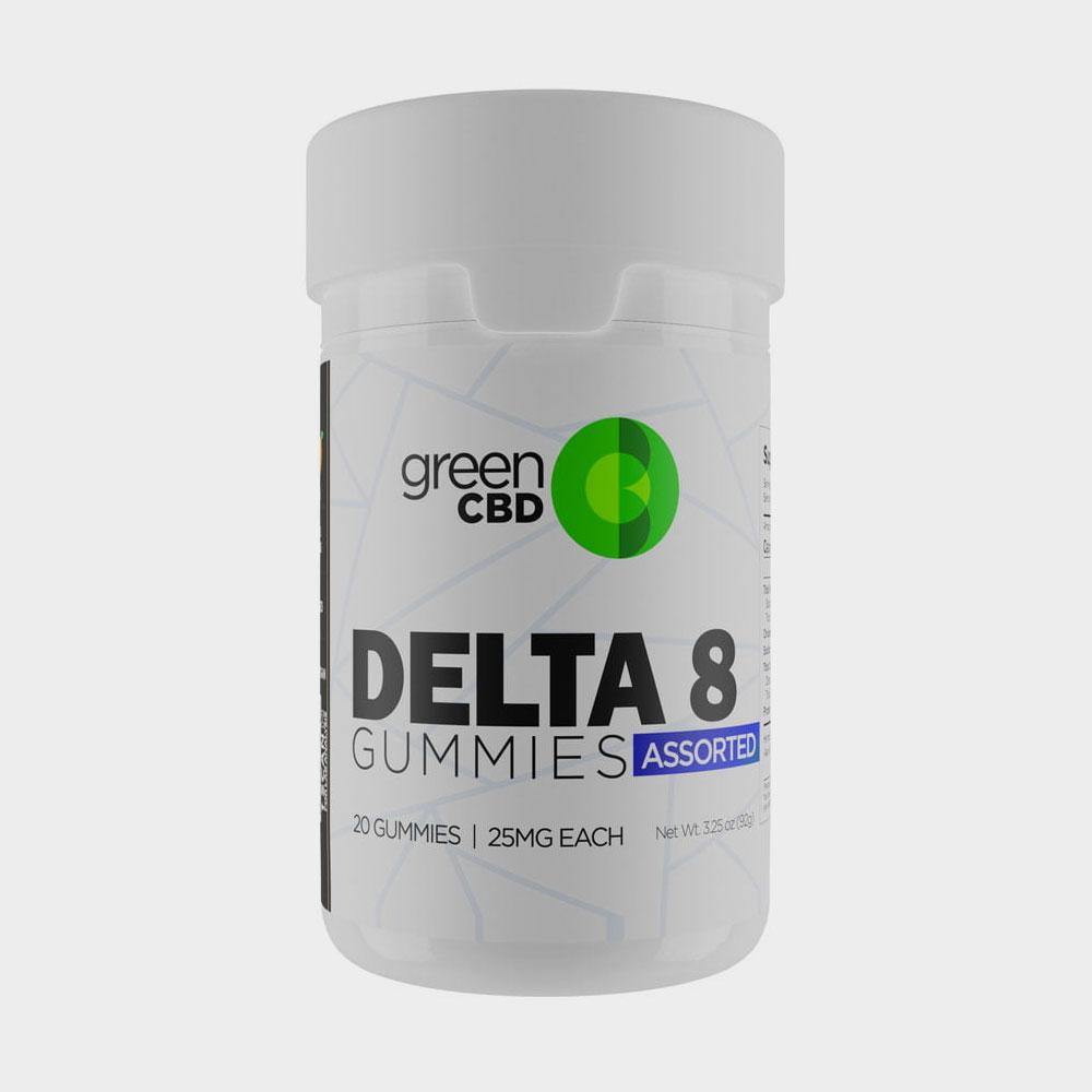 Assorted Delta 8 Gummies by Green CBD