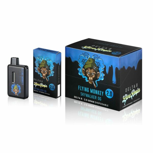 Flying-Monkey-2.0-Delta-8-Live-Resin-Disposables-Skywalker-OG