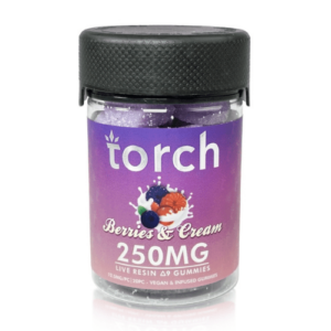 torch delta 9 live resin gummies 250mg berries and cream