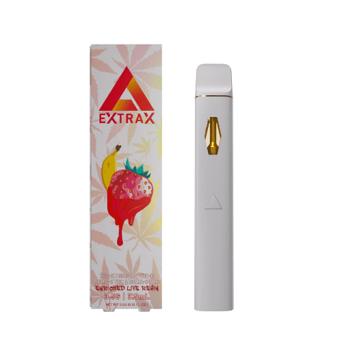 delta extrax enriched live resin disposable 3.5g strawnana