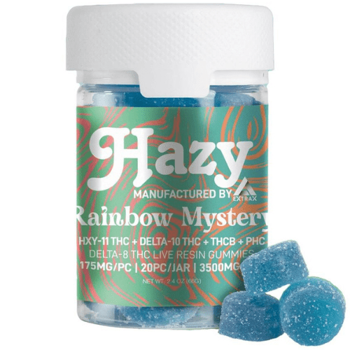 hazy extrax gummies rainbow mystery