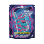 D8 Gas Dimo Hemp Looper HHC Gummies Blue Raspberry Sourbelts