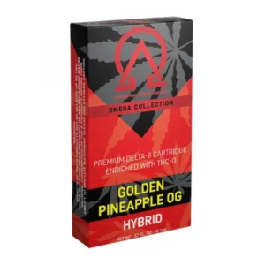 D8Gas Delta Extrax Thc O Cartridge Golden pineapple og