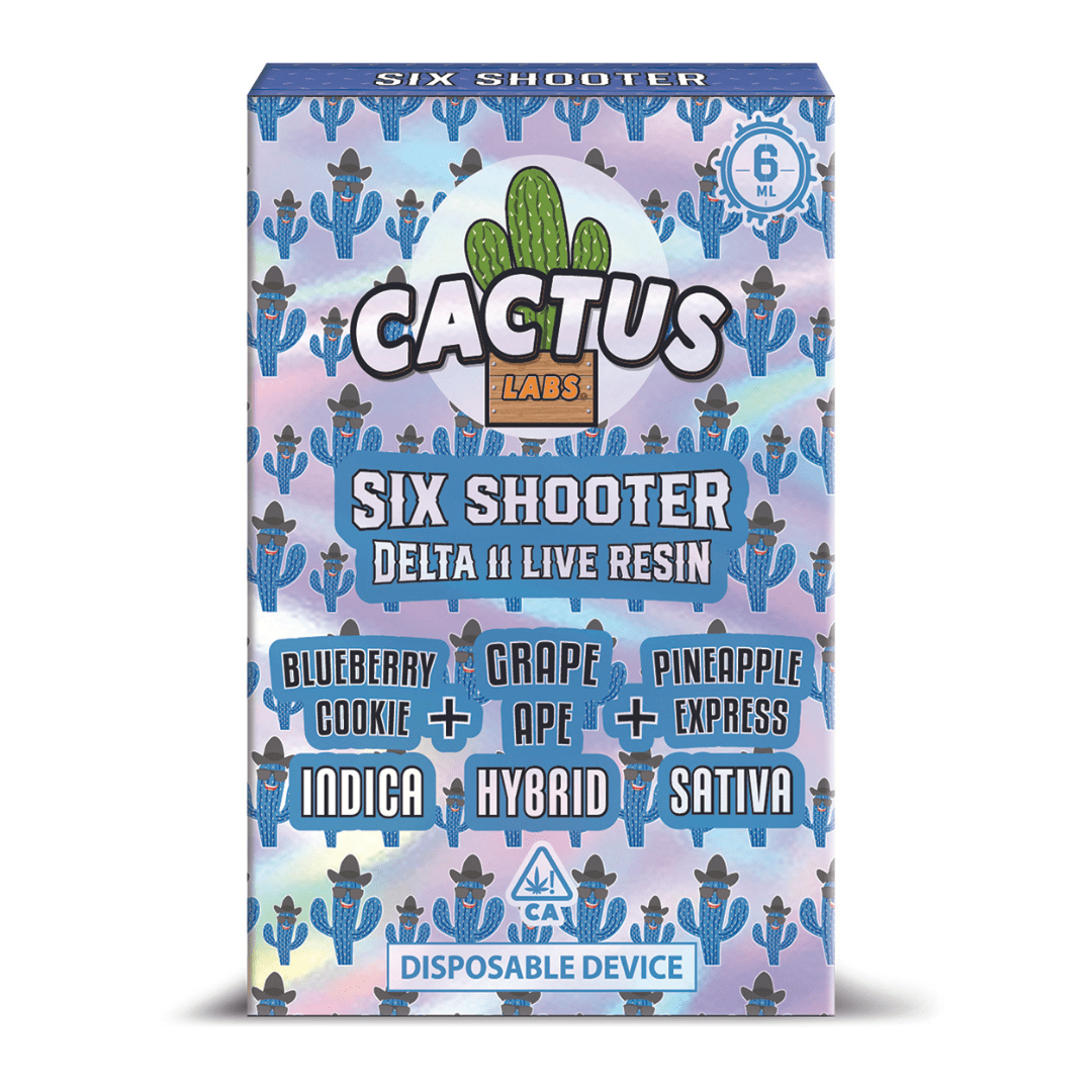 Cactus Labs Delta 11 Six Shooter Disposable 6g