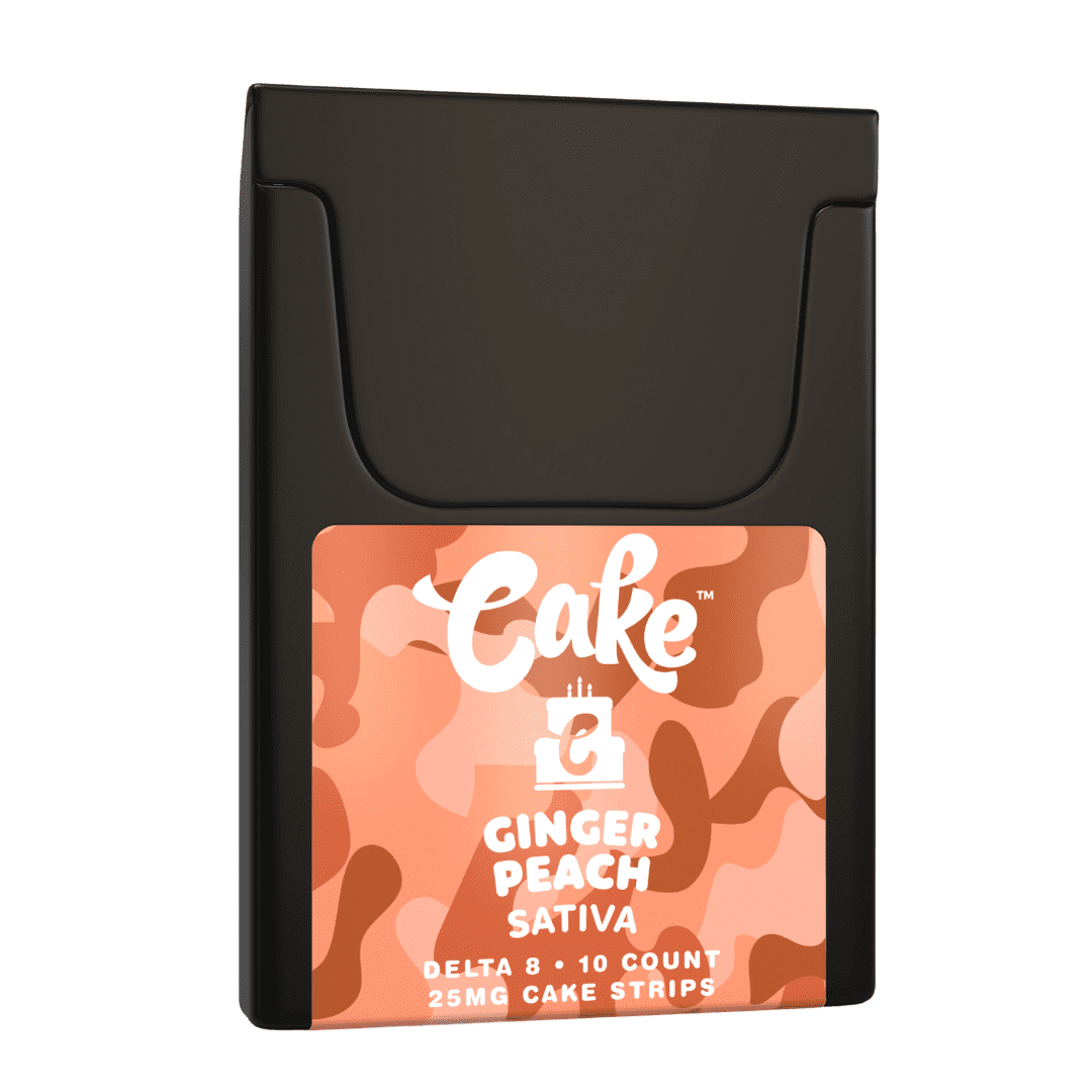 cake d8 strips ginger peach