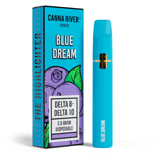 canna river highlighter d8 d10 2.5g disposable blue dream
