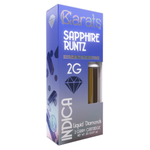 carats liquid diamond cartridge 2g 24k sapphire runtz