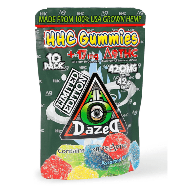 Dazed 8 HHC Delta 9 Gummies 420mg