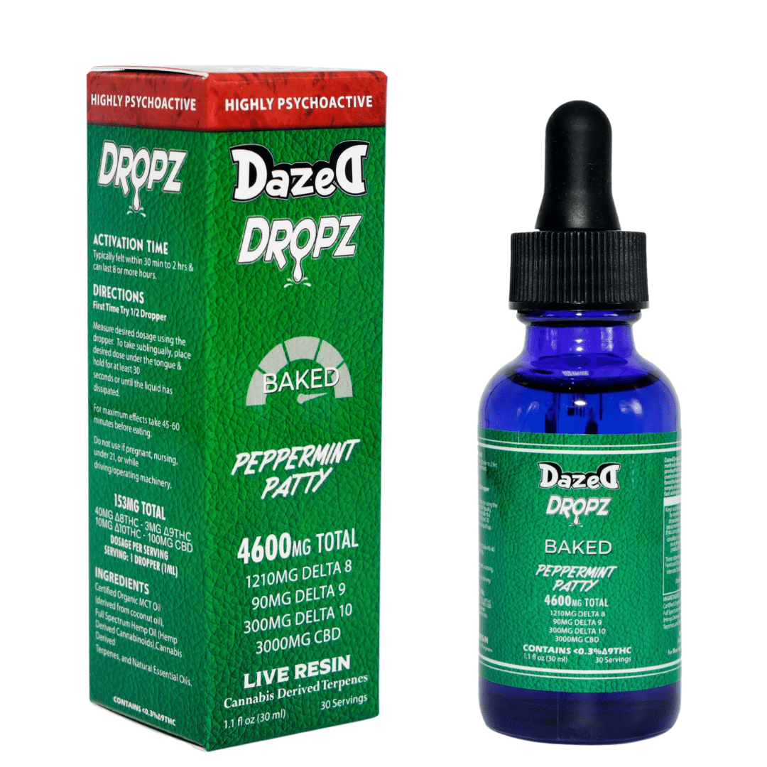 Dazed 8 Live Resin Dropz Tincture
