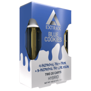 delta extrax splats cartridge 4g blue cookies