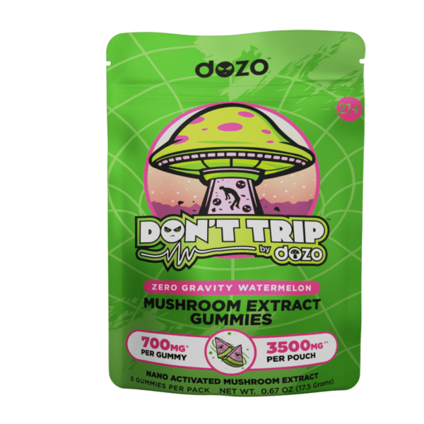 dozo dont trip thc p mushroom gummies 3500mg zero gravity watermelon