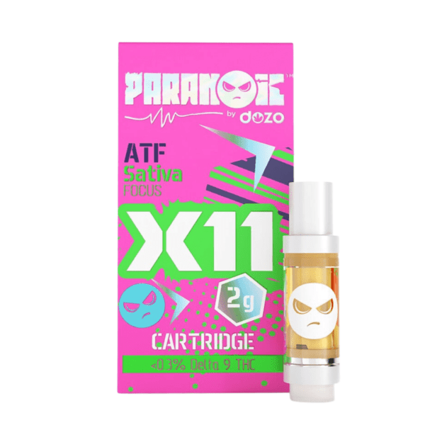 paranoic live resin 2g cartridge atf