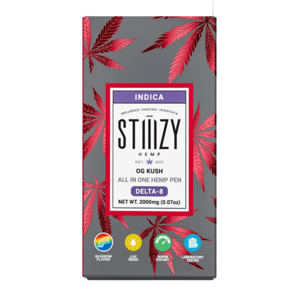 stiiizy delta 8 disposable 2g og kush